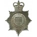 British Transport Police (B.T.P.) Chrome Helmet Plate - Queen's Crown