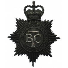 British Transport Commission (B.T.C.) Police Helmet Plate - Queen's Crown