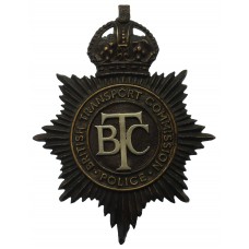 British Transport Commission (B.T.C.) Police Helmet Plate - King's Crown