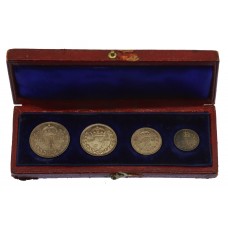 1898 Victoria Maundy Money Coin Set in Dated Box