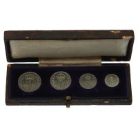 1905 Edward VII Maundy Money Coin Set in Dated Box