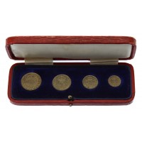 1916 George V Maundy Money Coin Set in Dated Box