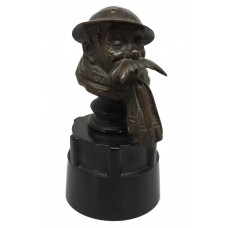 Bruce Bairnsfather 'Old Bill' Bronze Car Mascot