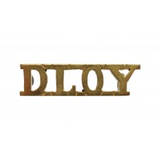 Duke of Lancaster's Own Yeomanry (DLOY) Officer's Gilt Shoulder T