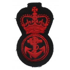 Royal Navy Articifer Apprentice Cloth Cap Badge - Queen's Crown