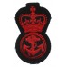 Royal Navy Articifer Apprentice Cloth Cap Badge - Queen's Crown