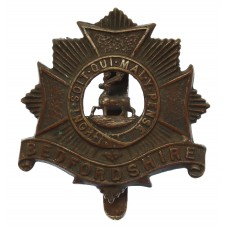 Bedfordshire Regiment WW1 All Brass Economy Cap Badge