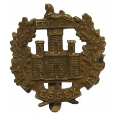 Essex Regiment WW1 All Brass Economy Cap Badge