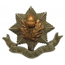 Cheshire Regiment Bi-Metal Cap Badge