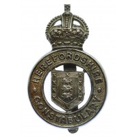 Herefordshire Constabulary Cap Badge - King's Crown