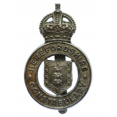 Herefordshire Constabulary Cap Badge - King's Crown