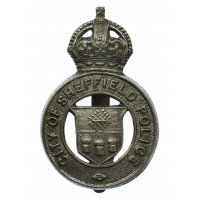 Sheffield City Police Cap Badge - King's Crown