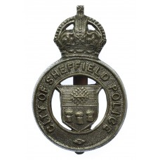 Sheffield City Police Cap Badge - King's Crown