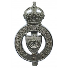 Portsmouth City Police Cap Badge - King's Crown