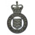 States of Jersey Police Cap Badge - Queen's Crown