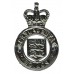 States of Jersey Police Cap Badge - Queen's Crown