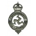 Isle of Man Constabulary Cap/Collar Badge - King's Crown