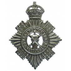 Aberdeenshire Constabulary Helmet Plate/Cap Badge - King's Crown