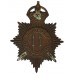 Windsor Borough Police Black Helmet Plate - King's Crown