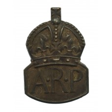 WW2 Air Raid Precautions ( A.R.P.) Hallmarked Silver Lapel Badge