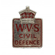 Women's Voluntary Service (W.V.S.) Civil Defence Lapel Badge