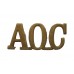 Army Ordnance Corps (A.O.C.) Shoulder Title