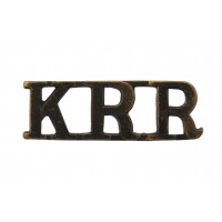 King's Royal Rifle Corps (K.R.R.) Shoulder Title