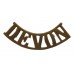 Devonshire Regiment (DEVON) Shoulder Title