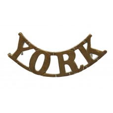 Yorkshire Regiment (YORK) Shoulder Title