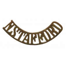 North Staffordshire Regiment (N.STAFFORD) Shoulder Title