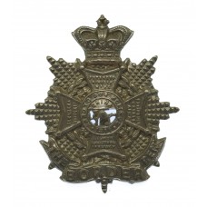 Victorian Border Regiment Forage Cap Badge 