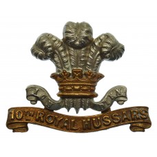 Victorian/Edwardian 10th Royal Hussars Cap Badge