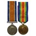 WW1 British War & Victory Medal Pair with Boxes of Issue - Pte. H. Rhodes, Durham Light Infantry