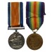 WW1 British War & Victory Medal Pair - Pte. J. Scott, Bedfordshire Regiment