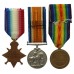 WW1 1914-15 Star Medal Trio - Pte. A. Knight, Cameron Highlanders