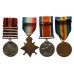 Queen's South Africa Medal (4 Clasps) and WW1 1914 Mons Star and Bar Medal Trio - Pte. G.O. Lowe, Notts & Derby Regiment (Sherwood Foresters)