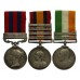 1854 India General Service Medal (Clasp - Sikkim 1888), Queen's South Africa Medal (4 Clasps) and King's South Africa Medal (2 Clasps) Group of Three - Pte. T. Gregory, Notts & Derby Regiment (Sherwood Foresters)