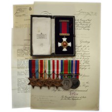 Superb WW2 Normandy VC Recommendation DSO (Immediate) Medal Group