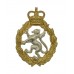 Women's Royal Army Corps (W.R.A.C.) Officer's Dress Cap Badge - Queen's Crown