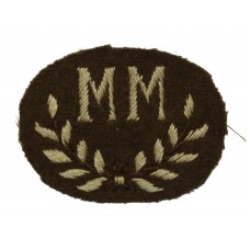 British Army Medium Mortarman (MM) Cloth Proficiency Arm Badge