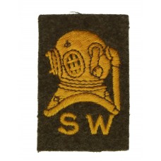 British Army Shallow Water Diver Cloth Badge