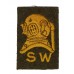 British Army Shallow Water Diver Cloth Badge