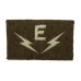 Royal Electrical & Mechanical Engineers (R.E.M.E.) Control Equipment Technician Cloth Trade Badge