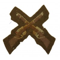 British Army Marksman (Crossed Rifles) Cloth Arm Badge