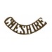 Cheshire Regiment (CHESHIRE) Shoulder Title