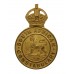 South Africa Constabulary Gilt Cap Badge/Helmet Plate - King's Crown