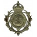 British Colonial Police Helmet Plate - King's Crown