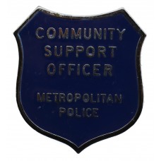 Metropolitan Police Community Support Officer Enamelled Cap Badge