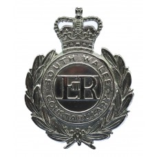 South Wales Constabulary Wreath Cap Badge - Queen's Crown