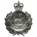 Glamorgan Constabulary Wreath Helmet Plate - Queen's Crown